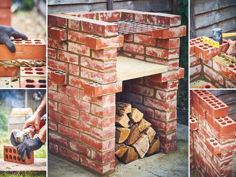 How to Build a Solid Brick Barbecue Grill Living North